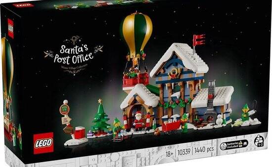 Postkantoor van de kerstman, set 10339, 1440 steentjes