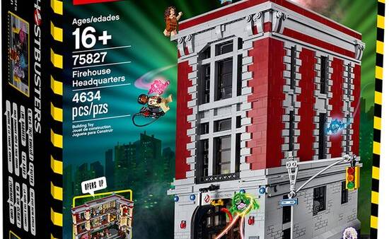 Ghostbusters firehouse HQ, set 75827, 4634 steentjes